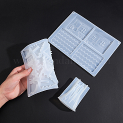 DIY 3D-Haus-Silikonformen-Kits&nbsp;DIY-OC0002-96
