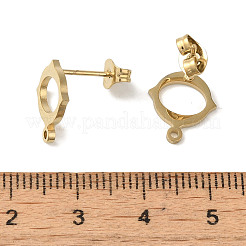 Ионное покрытие (ip) 304 нержавеющая сталь гвоздики фурнитура для сережек STAS-I206-84G