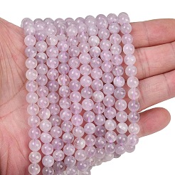 Нити бусин из натурального лавандового аметиста&nbsp;G-Z136-A01-6mm