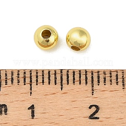 Круглых бусин латунные KK-A276-02A-G