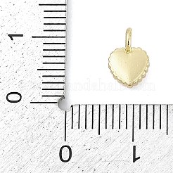 Латунные микропаве прозрачные кубические циркониевые подвески KK-G522-52G