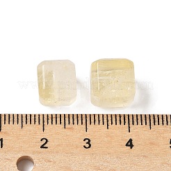 Бусины из натурального желтого кварца G-D307-B05