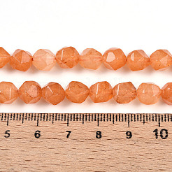 Окрашенные природные белый нефрит бисер пряди G-T139-8mm-46R