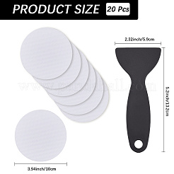 Плоские круглые противоскользящие наклейки для ванны peva AJEW-CN0003-85A