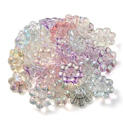 УФ-покрытие радужными переливающимися акриловыми бусинами OACR-P010-04