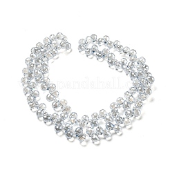 Гальванизируйте прозрачное стекло бисер нитей&nbsp;EGLA-M030-01A-PL04