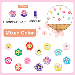 Кабошоны из полимерной глины ручной работы CLAY-PH0001-49