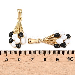 Подвески из нержавеющей стали 304 с эмалью&nbsp;STAS-P438-05G