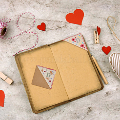 4 шт. 4-х стилевые закладки для книг с вышивкой из фетра FIND-HY0003-46D