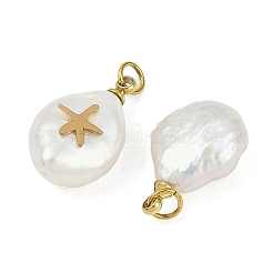 Натуральные кеши жемчужные подвески STAS-Z136-01G-02