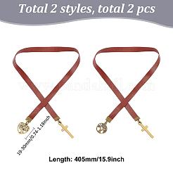 2 шт. закладка из воловьей кожи AJEW-WR00004