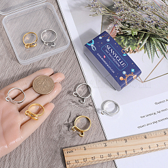 8 шт. 4 стильных кольца-манжеты из сплава RJEW-SC0001-10