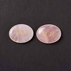 Натуральный розовый кварц лечебный массаж пальмовыми камнями G-E579-03I