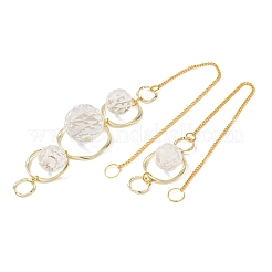 Hängende Sonnenfänger aus Legierungsring und Glas&nbsp;GL-A001-01G