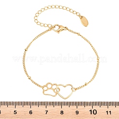 304 Edelstahl-Gliederketten-Armbänder&nbsp;BJEW-F537-01G