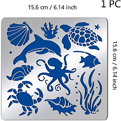 Трафареты для штампов из нержавеющей стали DIY-WH0279-023