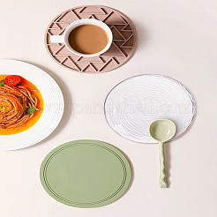 1 шт. круглая стеклянная подставка&nbsp;AJEW-LP0006-86B