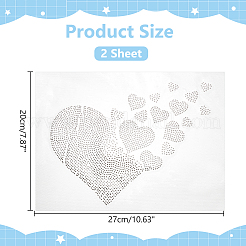 Сердце стекло исправление горный хрусталь FIND-WH0420-126A