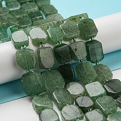 Perles vertes naturelles quartz fraise brins&nbsp;G-Z043-A05-01