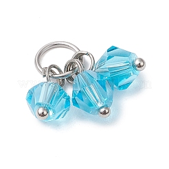 16шт стеклянные подвески&nbsp;PALLOY-JF03189