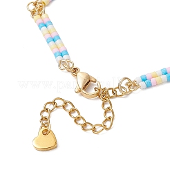 3шт. браслеты из стеклянных бусин BJEW-MZ00148