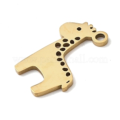 Colgantes de acero inoxidable 304 con temática animal&nbsp;STAS-D213-02B-G