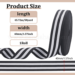 Streifenbänder aus Polyester&nbsp;SRIB-WH0011-326F