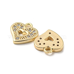 Pendentifs avec zircon cubiques à micro-pavés en laiton&nbsp;KK-H460-47G
