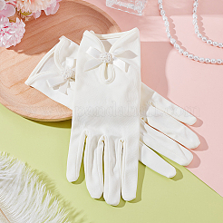 Атласные перчатки AJEW-WH0348-690A