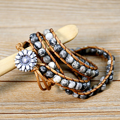 Armbänder aus Natursteinperlen&nbsp;WG9B6C1-01