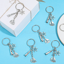 20шт брелок из сплава&nbsp;KEYC-SC00006