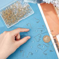 200 шт. крючки для сережек из хирургической нержавеющей стали 316 STAS-BBC0001-89