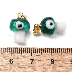 Pendentifs vernissées manuelles&nbsp;LAMP-S069-06G-03