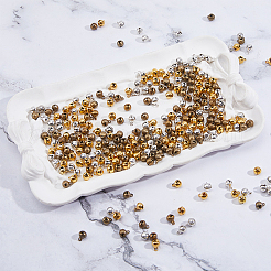 300 шт. 3-х цветные латунные подвески-колокольчики KK-FH0007-63