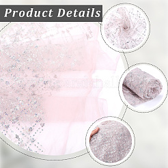 Полиэстеровые ткани с пайетками DIY-WH20048-027C