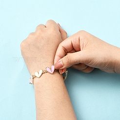 Браслеты из сплава акрила BJEW-FS00022