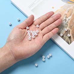 Абс пластиковые имитация жемчужные шарики&nbsp;X-MACR-A004-8mm-01