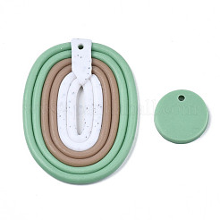 Полимерной глины ручной работы подвески CLAY-N010-029C