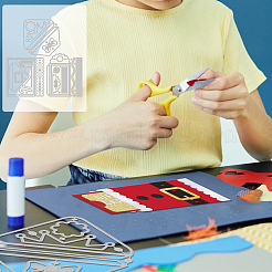 Weihnachtsthema Kohlenstoffstahl Stanzformen Schablonen&nbsp;DIY-WH0309-2373