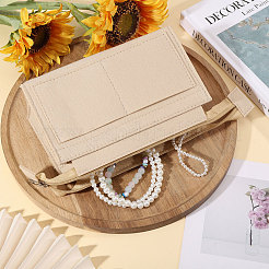 Insert organisateur de sac à main en feutre rectangle&nbsp;DIY-CO0001-11A-01