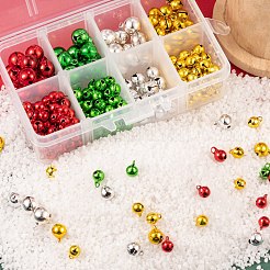 Рождественская тематика вакуумное покрытие pvd латунные колокольчики подвески KKB-LS0001-01