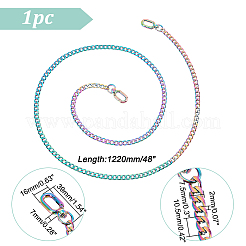 1шт железная цепочка для плечевых ремней для сумки DIY-WR0002-45