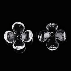 4-лепестковые прозрачные акриловые шарики&nbsp;X-FACR-T001-09A