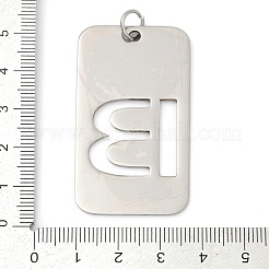 Pendentifs en acier inoxydable 304&nbsp;STAS-M115-01P-B