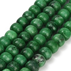 Teñidos naturales blancas abalorios de jade hebras&nbsp;GG-CBAA20A-01A-07