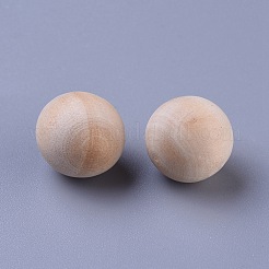 Perles de bois non finies&nbsp;WOOD-TAC0003-04B