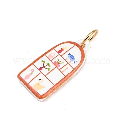 Подвески из нержавеющей стали 304 с эмалью&nbsp;STAS-C169-01D