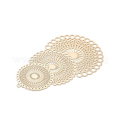 Стеллаж покрытие латунь филигрань большие подвески&nbsp;KKC-K001-07KCG