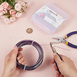 1 рулон градиентной цветной алюминиевой проволоки&nbsp;AW-BC0003-38C