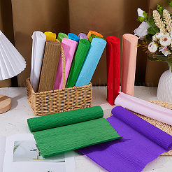 16 шт. 16-цветная крепированная бумага ручной работы&nbsp;DIY-FH0010-37